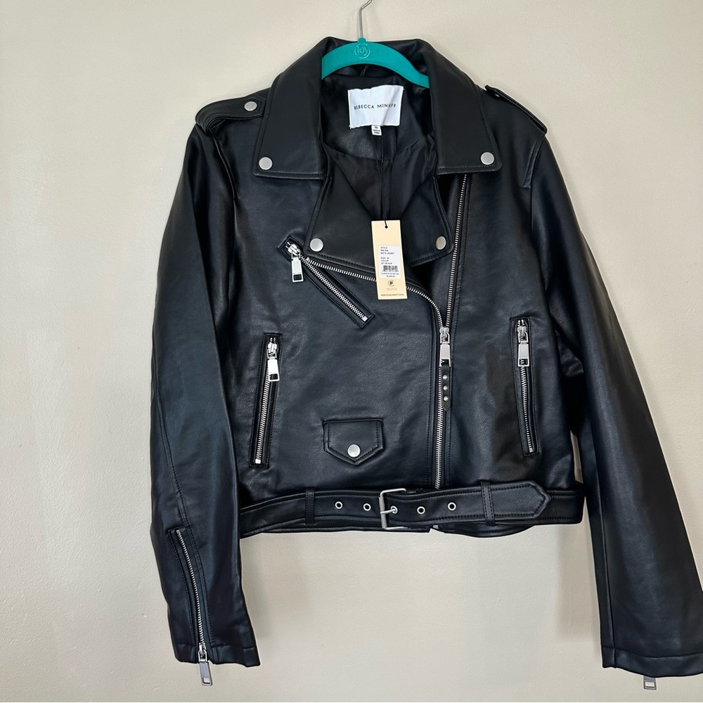 Rebecca Minkoff Black Leather Jacket - Picture 4 of 6